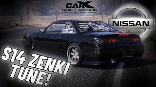 INSANE S14 ZENKI TUNE CarX Drift Racing Online Fujin SX  Ultimate Setup [upl. by Alol292]