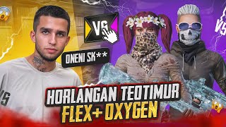 HO’RLANGAN TEOTIMUR😱 vs FLEX  OXYGEN☠️ 2v2 ERANGELDA QASOS🤯 [upl. by Eerrahs]