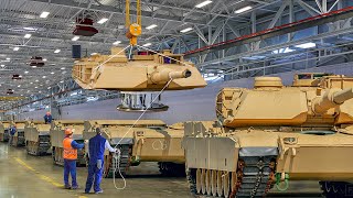 Inside Factory Rebuilding US Army’s Massive M1 Abrams [upl. by Fabrin]