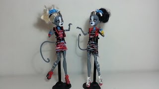 Review Monster High Purrsephone e Meowlody  Zombie Shake pack [upl. by Ennylyak]