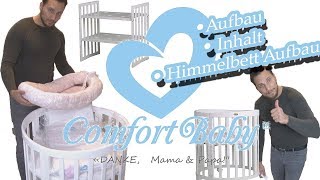 Comfort Baby  Babybett SmartGrow 7in1  Aufbau und Inhalt  Himmelbett und BabySet  Anleitung [upl. by Eleanora]