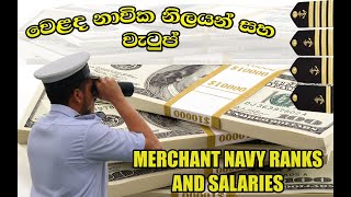 වෙළද නාවික නිලයන් සහ වැටුප් සිංහලෙන්  Merchant navy Ranks and Salaries [upl. by Ailisab]