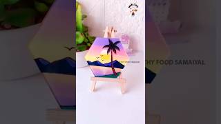 Glass painting  Drawing  satisfying  relaxing  healthy food samaiyal  youtube shorts [upl. by Seaddon]