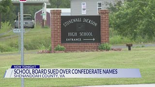 NAACP students file lawsuit over restored Confederate school names in Shenandoah County [upl. by Rubma]