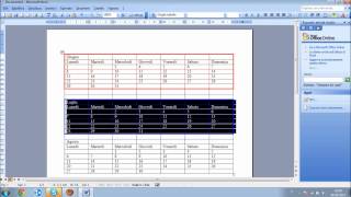 Tutorial  Creare un calendario con Word [upl. by Lanod]