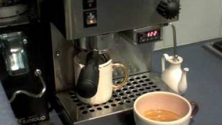 Making a Latte on my Rancilio Silvia [upl. by Aphrodite306]