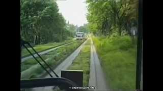 Essen OBahn  Kerb Guided Busway  Fulerumer Strasse Ride [upl. by Opalina]