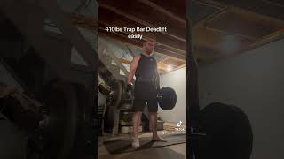 Trap Bar deadlift 410lbs deadlift backworkout trapbardeadlift [upl. by Rengia388]