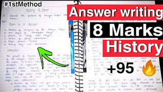 8 MARKS LONG ANSWERS IN HISTORY WRITING PRESENTATION  STUDYSHIP WITH KRATI 2 [upl. by Liuqa]