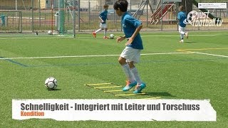 Fussballtraining Schnelligkeit und Torschuss  Koordination  Kondition [upl. by Cliffes]