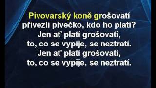 Josef Zíma  Pivovarský koně karaoke z wwwkaraokezabavacz [upl. by Erdeid]