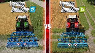 Farming Simulator 25 vs 22 Will It Surprise Us  Direct Comparison [upl. by Elin]