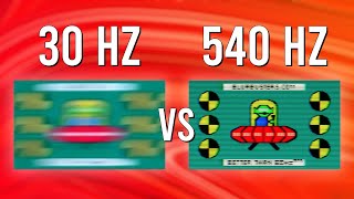 Why Higher Refresh Rates Matter  30Hz vs 60Hz vs 120Hz vs 240Hz vs 540Hz [upl. by Notserc]