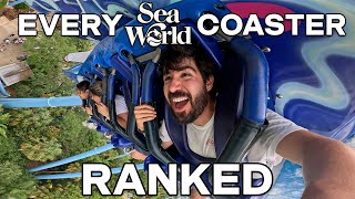 Riding amp RANKING Every SeaWorld Orlando Roller Coaster [upl. by Kory]