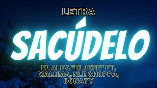 SACUDELO  Letra El Alfa quotEl Jefequot Ft Maluma NLE Choppa Donaty [upl. by Aile]