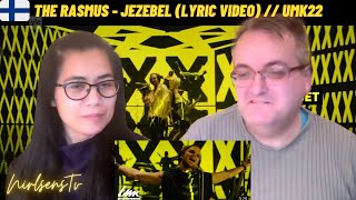 The Rasmus  Jezebel Lyric Video  UMK22  NielsensTv REACTION [upl. by Oilime]