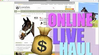 LOESDAU ONLINE LIVE HAUL I IHR BESTIMMT WAS ICH FÜR MEIN PFERD KAUFE [upl. by Woodford208]