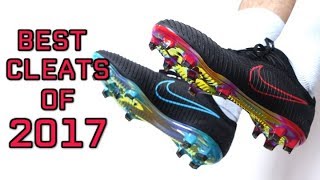 THE BEST NEW CLEATS OF 2017  Nike Mercurial Vapor Flyknit Ultra Fire amp Ice  Review  On Feet [upl. by Artiek]