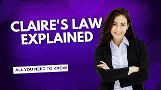 Claires Law Explained  What is Clares law [upl. by Ellertal]