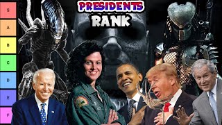 US Presidents make a Alien and Predator Movie Tier List [upl. by Noyrb]