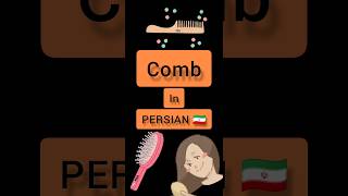 lesson persian Comb in PERSIAN 🇮🇷 Persian language Persian lessons shorts [upl. by Pearline]