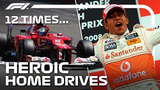 12 Times Drivers Excelled On Home Soil [upl. by Farhsa4]