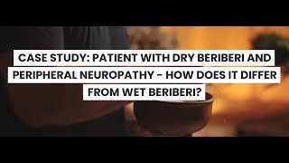 Beriberi in thiamine deficiency vitamin B1 How does dry beriberi different from wet beriberi [upl. by Rolyks]