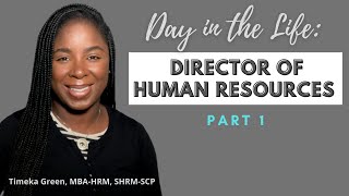 Day In The Life NEW HR Director  Part 1 [upl. by Petronella]