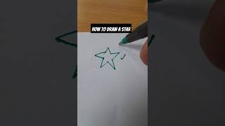 How To Draw A Star Simple simpleartug shorts youtubeshorts stardrawing 2024 [upl. by Owades]