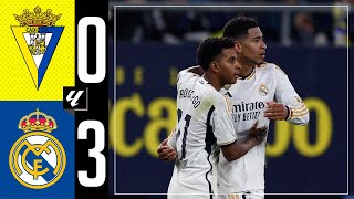 Cádiz CF 03 Real Madrid  HIGHLIGHTS  LaLiga 202324 [upl. by Drawdesemaj71]