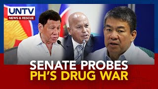 Senate begins probe on PH’s war on drugs ExPres Rodrigo Duterte in attendance [upl. by Alvie]