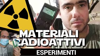 Radioattività materiali radioattivi e contatori geiger fantastica misurazione delle radiazioni [upl. by Birdie]