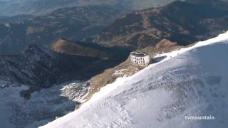 Refuge du Goûter SaintGervais MontBlanc fin de chantier montagne alpinisme [upl. by Inram564]