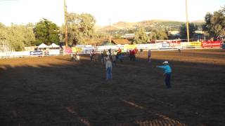 Donkey Derby Race in The Dalles Oregon Rodeo [upl. by Romano507]