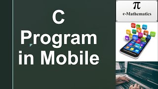 How to Run C Program in Mobile  CppDroid [upl. by Nueoras698]