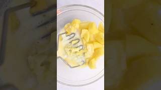 Easy Microwave Mashed Potatoes🥔🧈 microwave mashedpotatorecipe easyrecipe [upl. by Esyak]