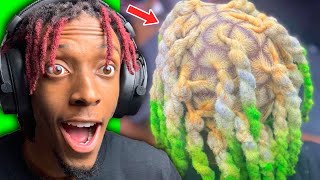 Reacting To DREADLOCK Hairstyles Compilation PT 3 [upl. by Aushoj]