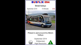 BUSFLIX 094 Welsh Valleys September 2014 [upl. by Siuol]