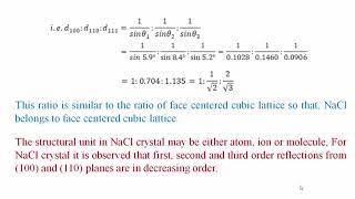 Determination of crystal structure of NaCl on the basis of Braggs Equation [upl. by Narbig]