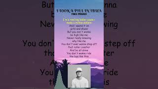 Mike Posner  I Took A Pill In Ibiza Lyrics shorts [upl. by Tereb]