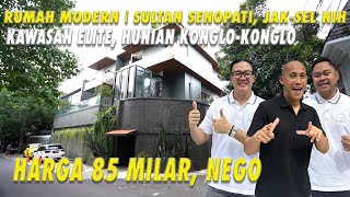 Rumah Modern  Sultan Senopati JakSel  Kawasan Elite  Hunian KongloKonglo  Harga 85 Milyar [upl. by Pru]