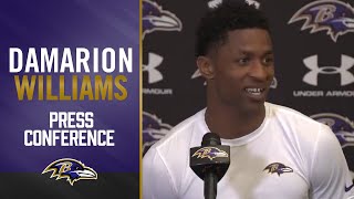 Damarion Williams Talks About Playing Street Ball Growing Up  Baltimore Ravens [upl. by Savior384]