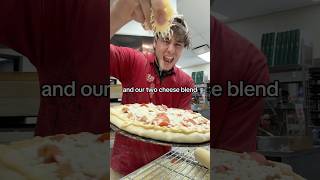 Making a CHEESY BASED PIZZA pizza food trending youtube youtubeshorts funny [upl. by Ojimmas]