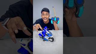 Blue Colour Remote Control Police Bike Unboxing [upl. by Sutsuj]