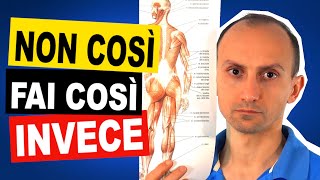 3 Errori da Evitare se hai una Contrattura Muscolare [upl. by Hgielek]