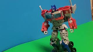 galvatron vs optimus prime stop motion [upl. by Ned]