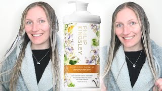 APPLYING PHILIP KINGSLEY ELASTICIZER OVERNIGHT  benefits application and review [upl. by Biddle]