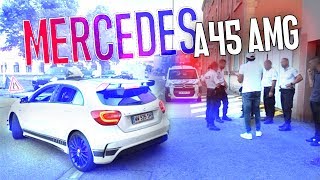 COURSE POURSUITE EN A45 AMG AVEC LA POLICE covoiturage [upl. by Bonnibelle]