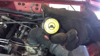 Check and Add Power Steering Fluid to your 97 Jeep Cherokee [upl. by Helge281]