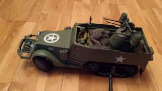 Torro m16 halftrack with elmod and speaker upgrade [upl. by Itoc141]